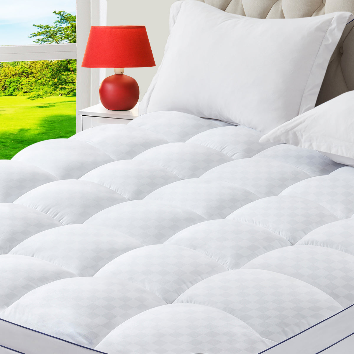  Extra Thick Mattress Topper Full bed Size 3 Inch Highly  Breathable Cooling Mattress Pad Cover.100% Cotton Pillow Top Quilted  Mattress Protect Bed Mattress Topper.Soft Down Alternative Fill (54*75'') :  Home 