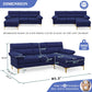 IHanherry 89 Inch L Shape Sectional Sofa